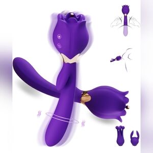 Purple Flower Massager